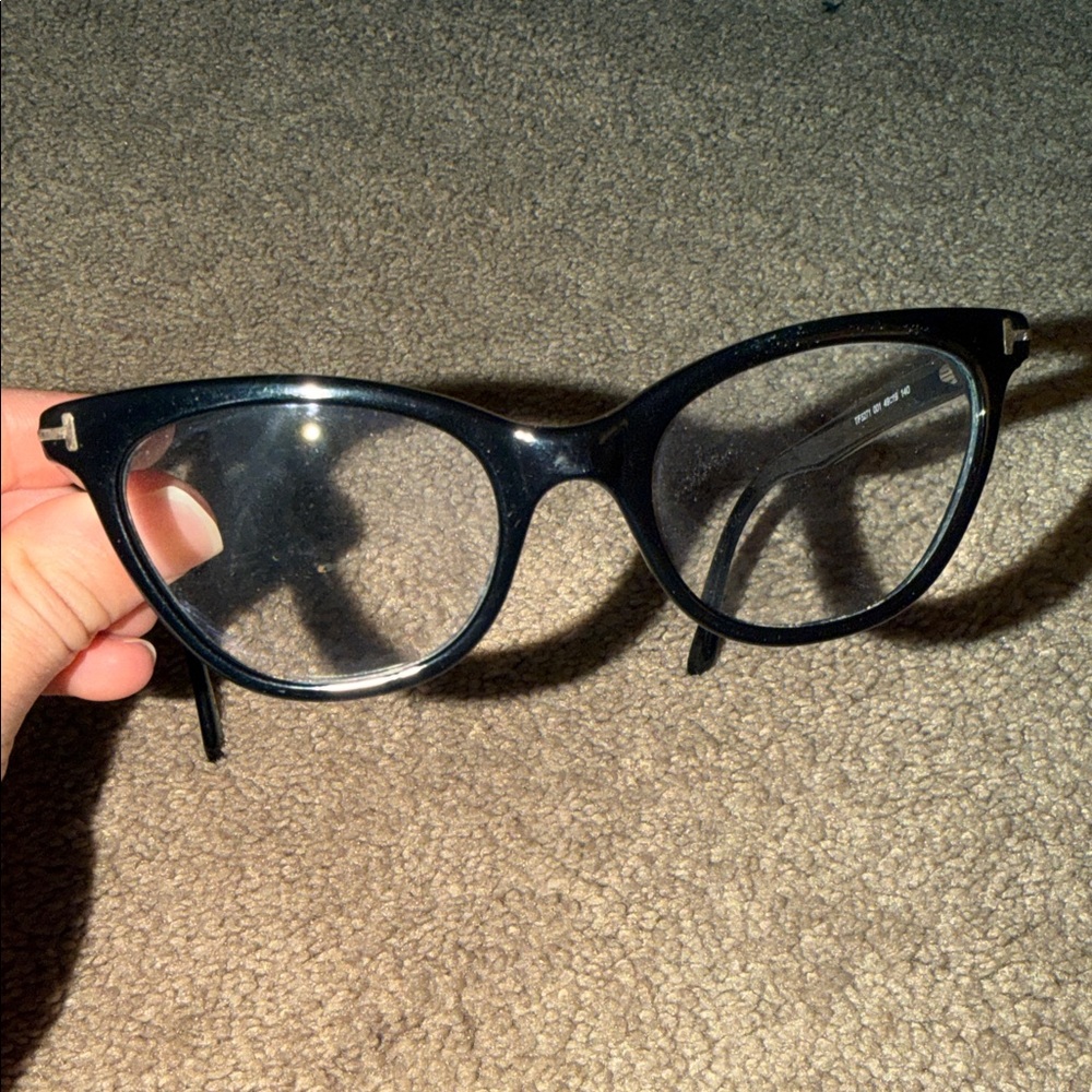 Tom Ford Black Cat-Eye Glasses